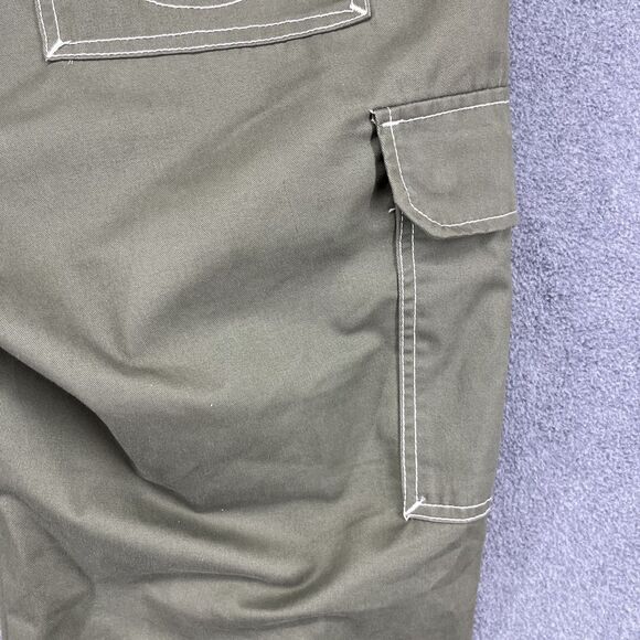 True Religion Jeans Cargo pants Men's Size 38 Kalamata Green $159 Flap - Picture 16 of 16